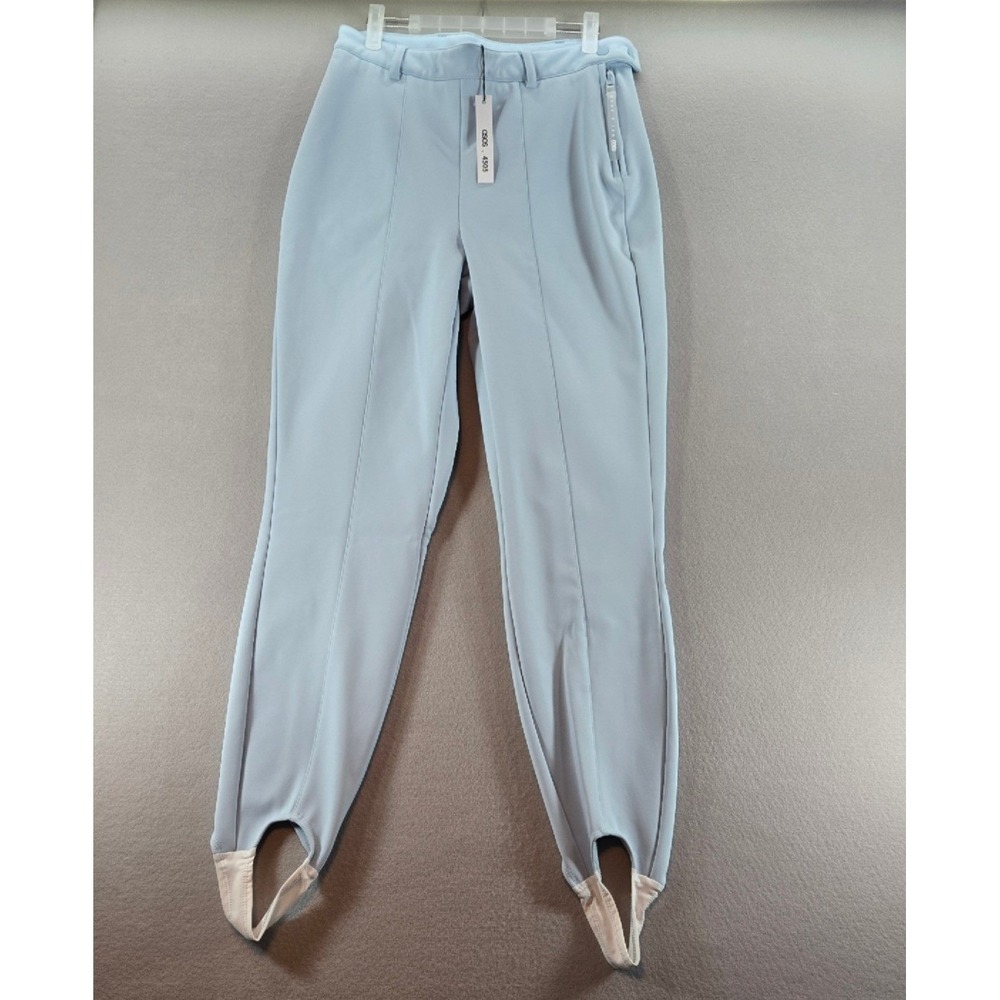 ASOS 4505 Ski Snow Stirrup Pants Light Blue Womens Size 10 - NWT